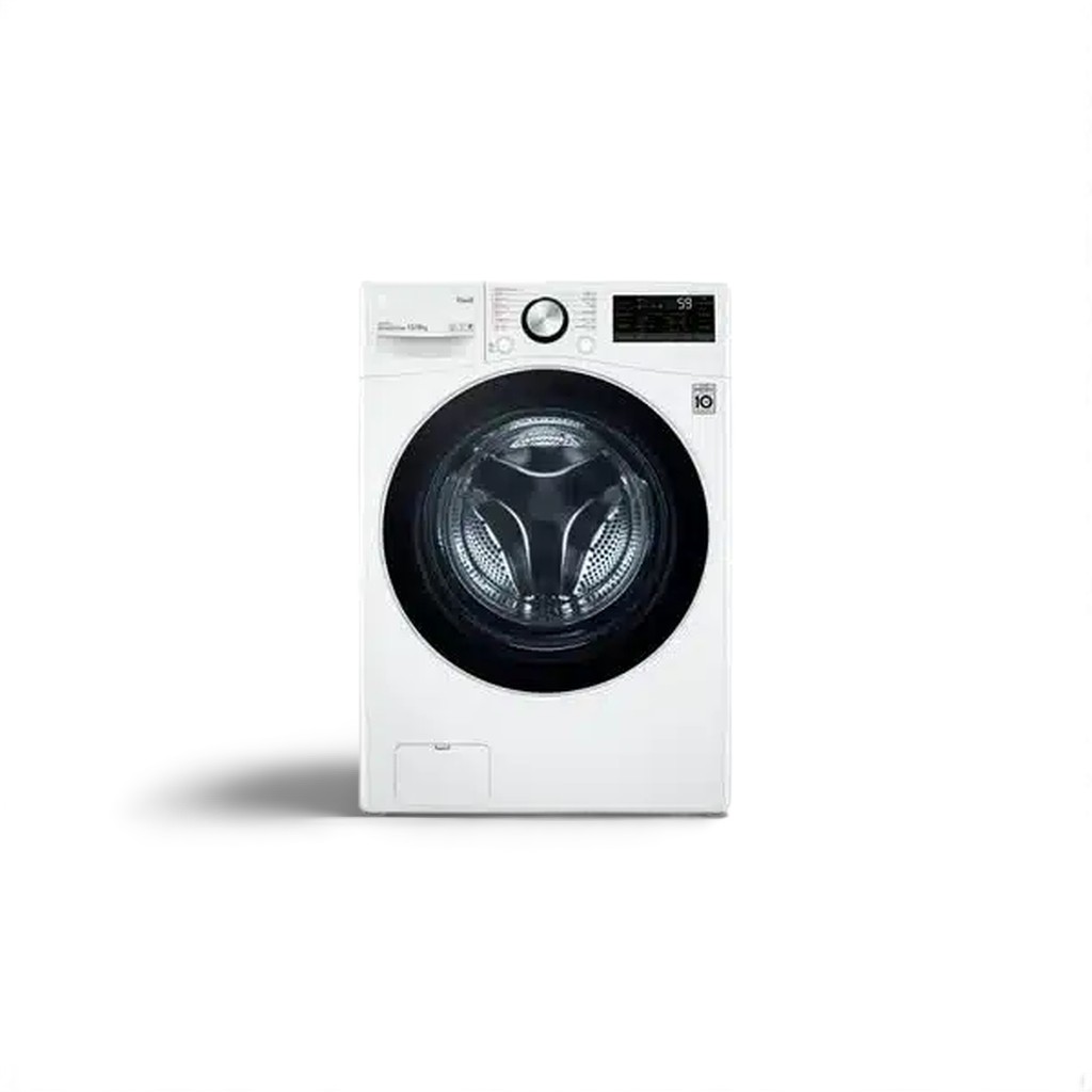 غسالة       L.G - WS 1508 WHT (WT) تجفيف 100%